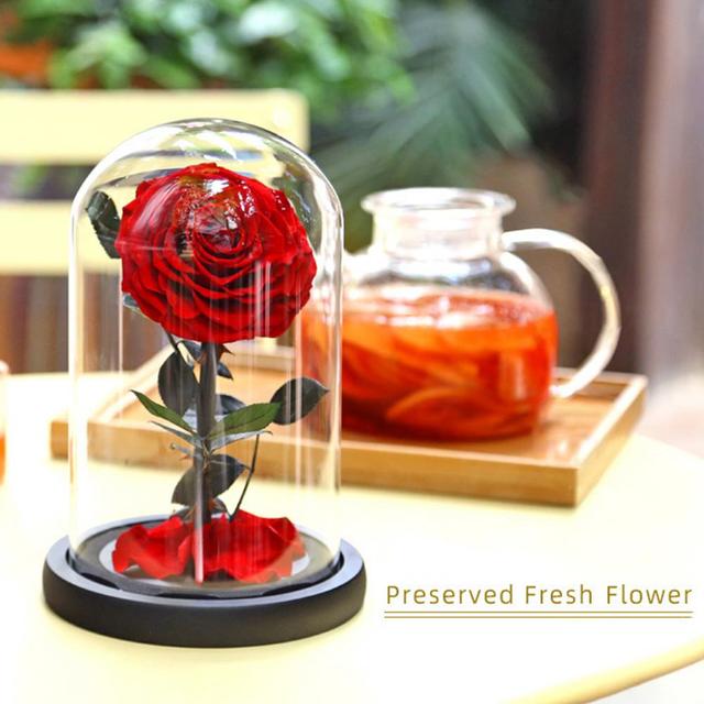 Nice-looking Lightweight Create Atmosphere Artificial Eternal Forever Rose  Decor Preserved Flower Festival Supplies - AliExpress